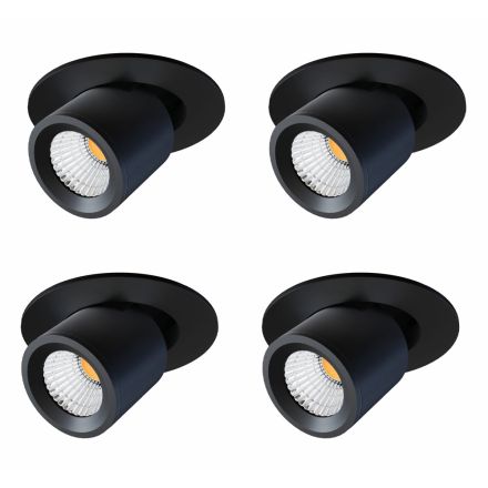 Photoprojector Adjustable Led Ceiling Light in Aluminium 4 Pieces - Etruscan Viadurini