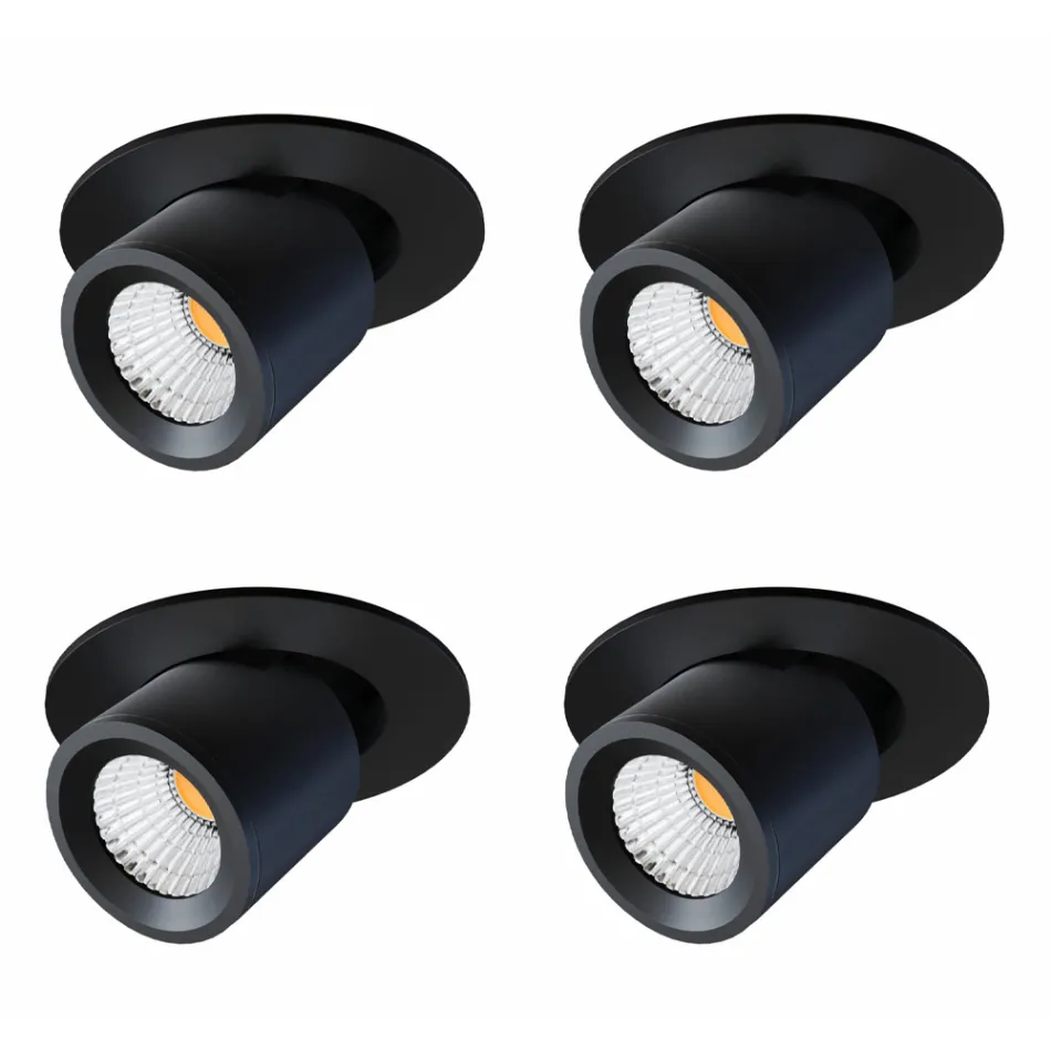 Photoprojector Adjustable Led Ceiling Light in Aluminium 4 Pieces - Etruscan Viadurini