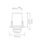 Photoprojector Adjustable Led Ceiling Light in Aluminium 4 Pieces - Etruscan Viadurini