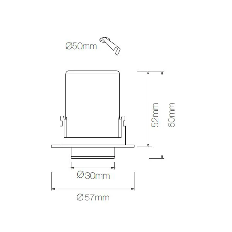 Photoprojector Adjustable Led Ceiling Light in Aluminium 4 Pieces - Etruscan Viadurini