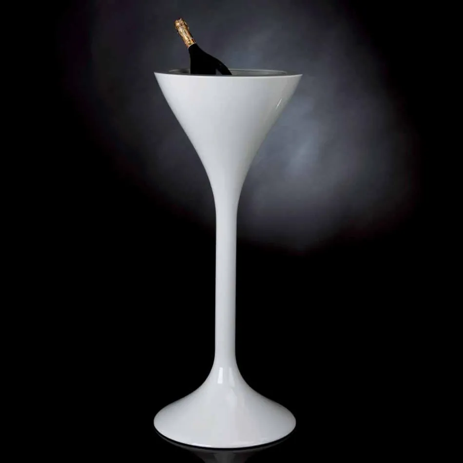 Floor Frappeuse in White Polyethylene Made in Italy - Bratislava Viadurini