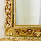 Large floor / wall mirror with a classic Tiara design, 86x220 cm Viadurini