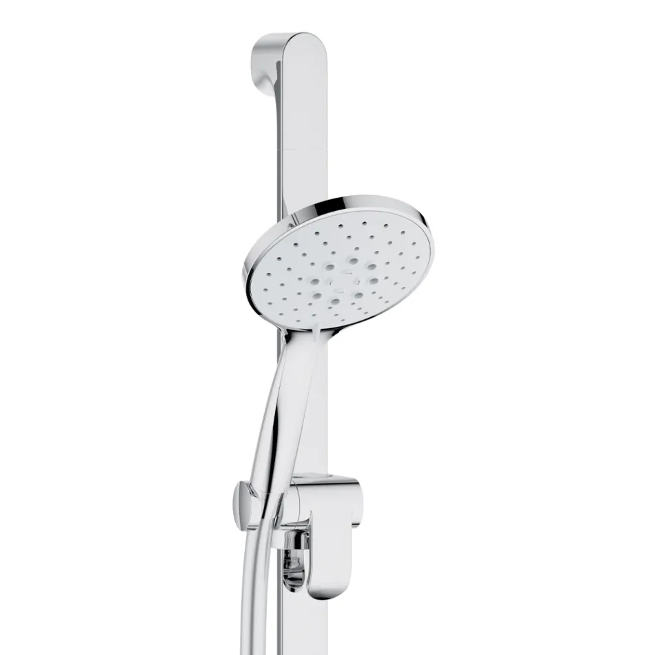 2-Way Shower Group with sliding rail, Round or Square Rosette - Kristio Viadurini