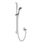 Sliding Shower Group in Chrome-Plated Brass Single-lever Mixer - Euka Viadurini