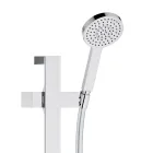Shower Group Showerhead and Sliding Rail Round or Square Rosette - Erkole Viadurini