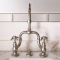 Vintage Mixer Group for Bridge Washbasin in Brass Made in Italy - Klarisa