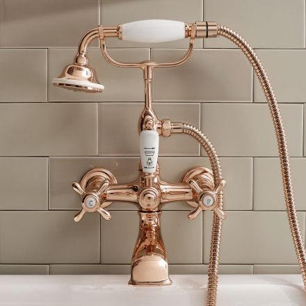 Vintage Design Brass Bathtub Group Made in Italy - Klarisa Viadurini