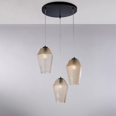 Glass and Metal Designer Lighting Made in Italy for Creating - Libra Viadurini