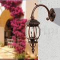 Vintage Style Outdoor Wall Lamp in Aluminium Made in Italy - Leona