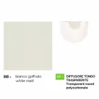 White aluminium wall lamp made in Italy, Anusca Viadurini