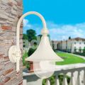 Garden wall white aluminium lanter, made in Italy, Anusca