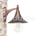 Garden wall lamp in die-cast aluminium made in Italy, Anusca Viadurini