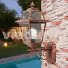 Kristel, an aluminium garden wall lamp made in Italy Viadurini