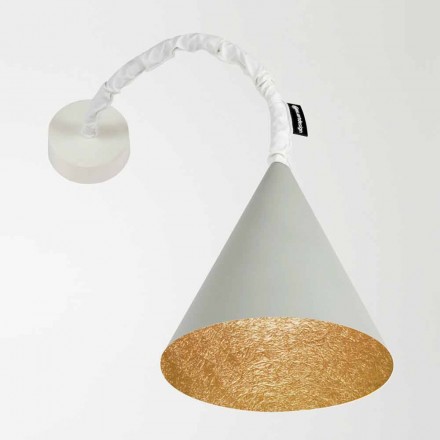 In-es.artdesign Jazz design wall lamp in painted concrete Viadurini