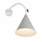 In-es.artdesign Jazz design wall lamp in painted concrete Viadurini