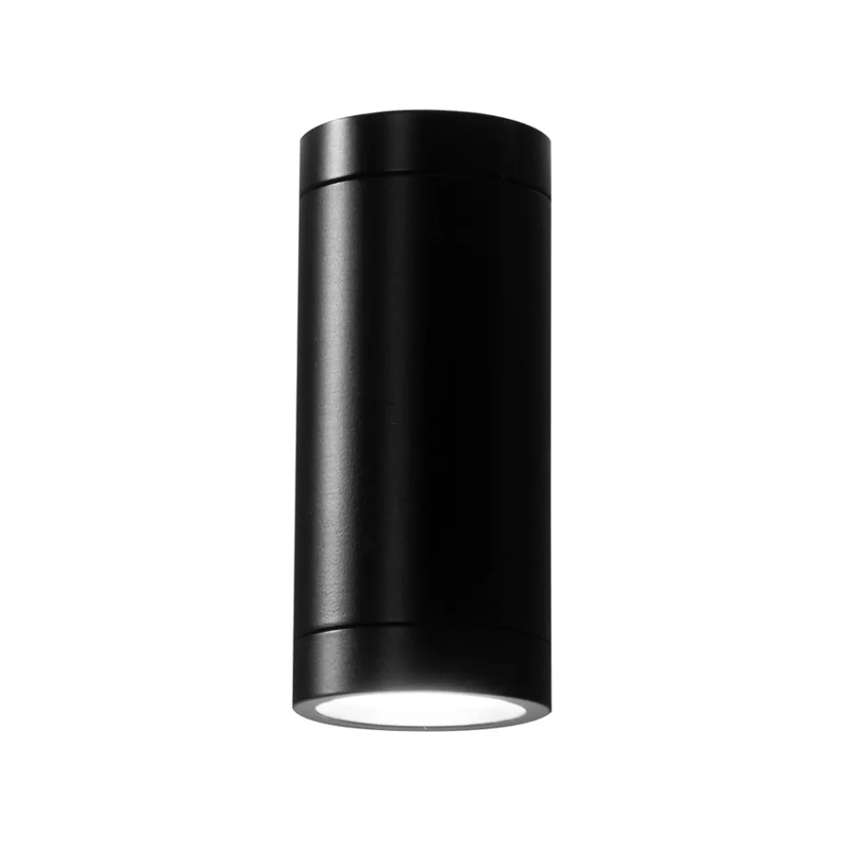 Design Outdoor Wall Lamp in White or Black Aluminium - Leopida Viadurini