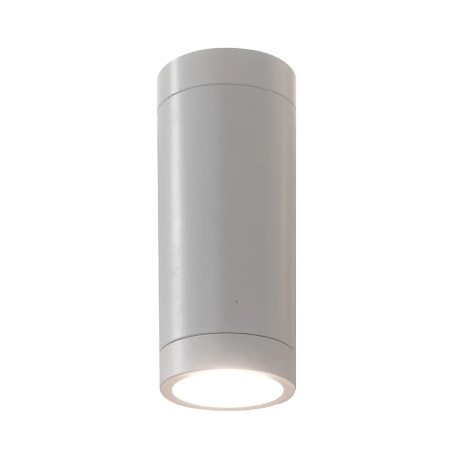 Design Outdoor Wall Lamp in White or Black Aluminium - Leopida Viadurini
