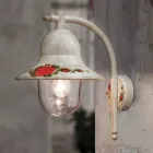 Outdoor Wall Lamp in Hand Painted White Aluminium - Imperia Viadurini