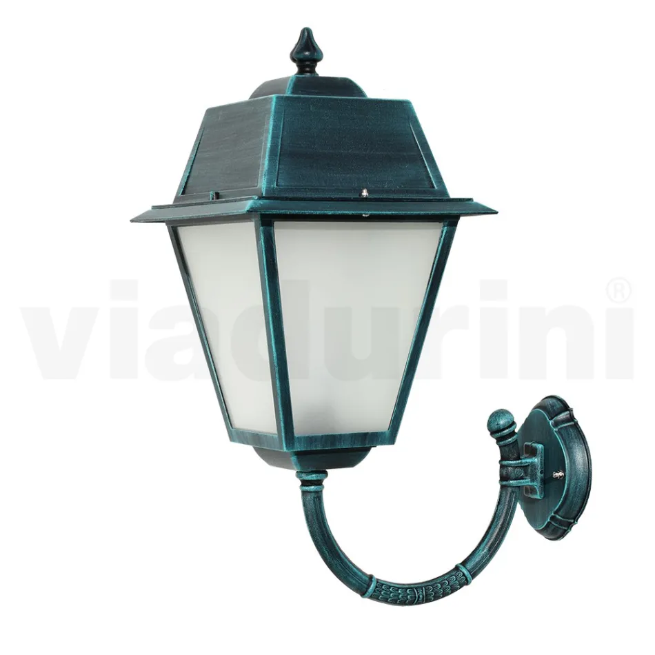 Outdoor Wall Lamp in Aluminium and Glass Made in Italy - Doroty Viadurini