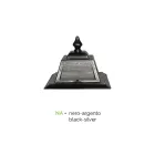 Outdoor Wall Lamp in Aluminium and Glass Made in Italy - Doroty Viadurini