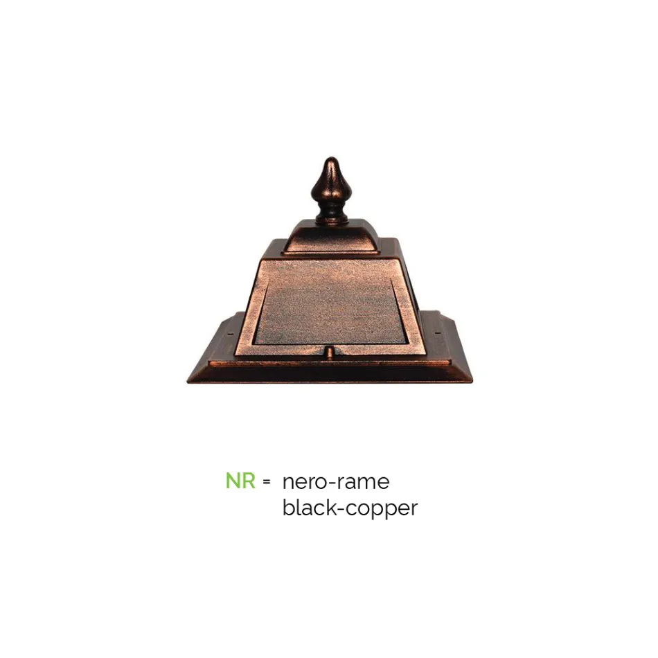 Outdoor Wall Lamp in Aluminium and Glass Made in Italy - Doroty Viadurini