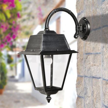 Vintage Aluminium Outdoor Wall Lamp Made in Italy - Doroty Viadurini