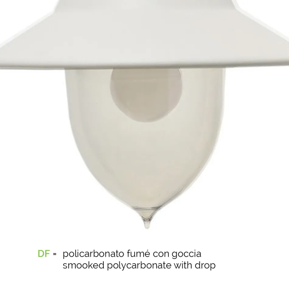 Vintage Outdoor Wall Lamp in Aluminium Made in Italy - Cassandra Viadurini