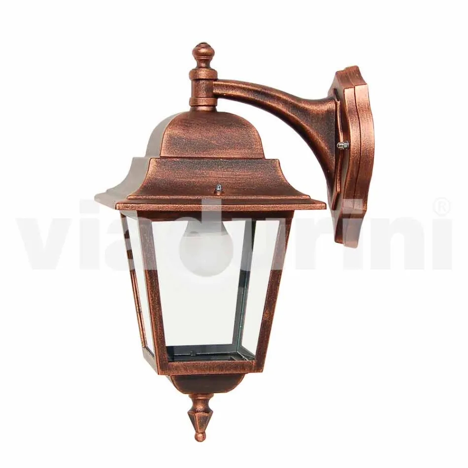 Aluminium garden wall lamp made in Italy, Aquilina Viadurini