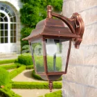 Aluminium garden wall lamp made in Italy, Aquilina Viadurini