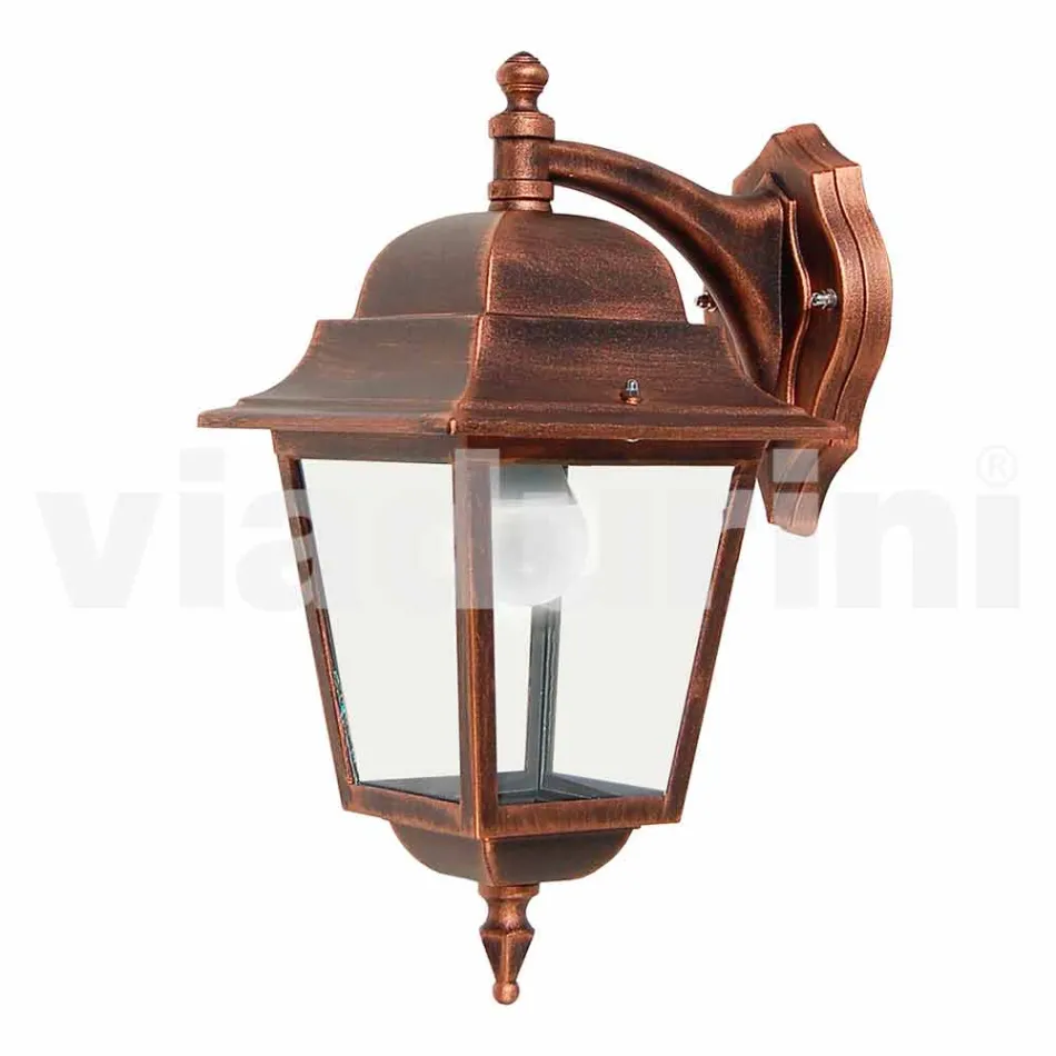 Aluminium garden wall lamp made in Italy, Aquilina Viadurini