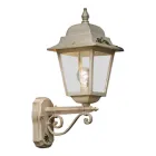 Wall Lamp in White Aluminium and Hand Painted Decoration - Gorizia Viadurini