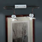 Country Hand-Decorated Artisan Ceramic Wall Lamp - Rome Viadurini