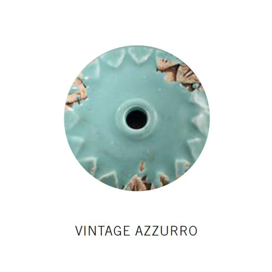 Wall Lamp in Iron and Industrial Handmade Ceramic - Urban Viadurini