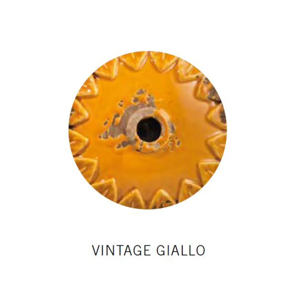 Wall Lamp in Iron and Industrial Handmade Ceramic - Urban Viadurini