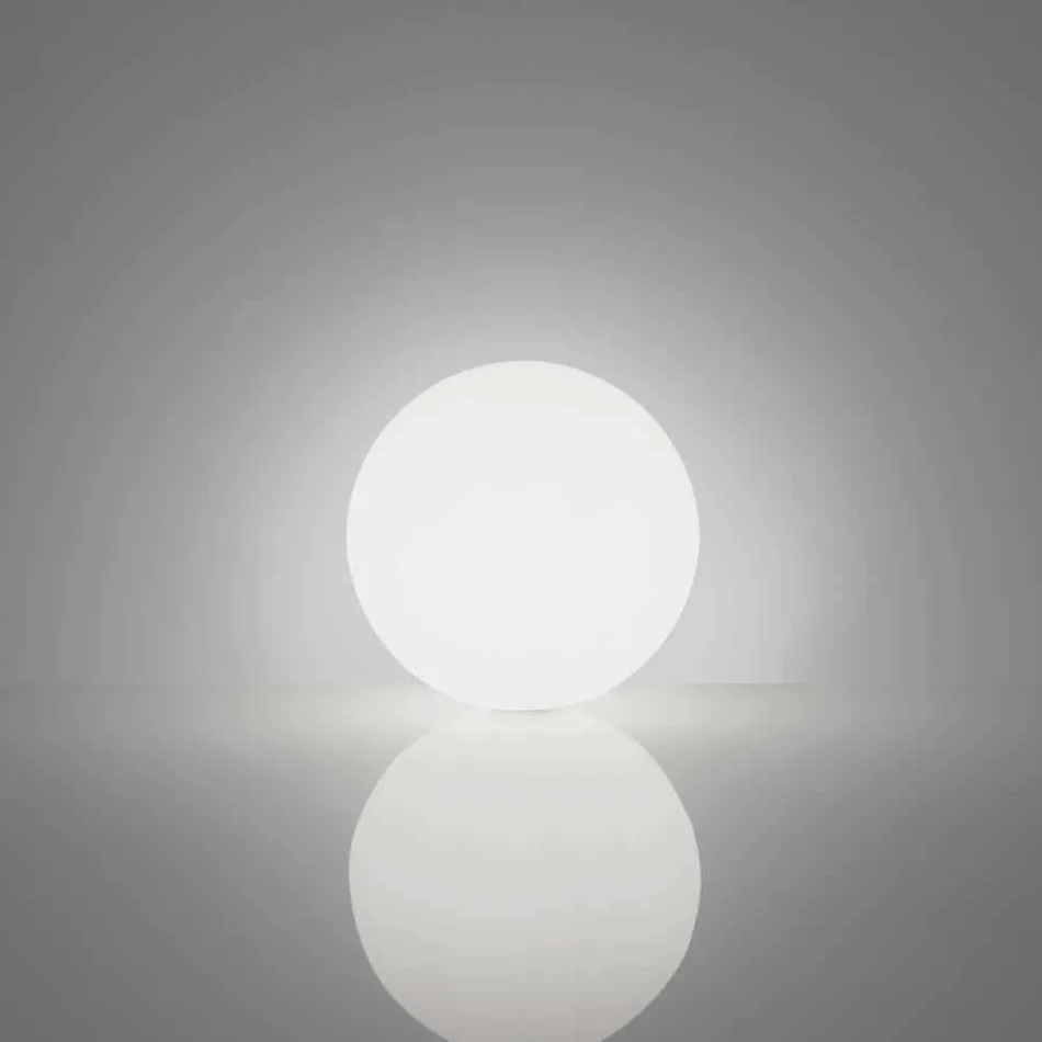 Globe sphere / table lamp Slide Globo white bright made in Italy Viadurini