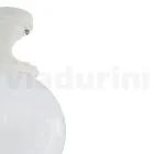 Ceiling Lamp in Opal Acrylic and White Aluminium Structure - Trovabianco Viadurini