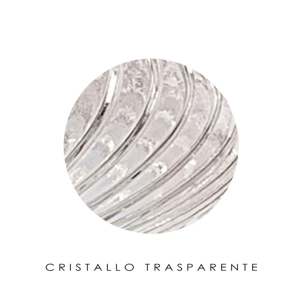 Handmade Blown Glass Suspension Lamp in Venice - Dafne Viadurini