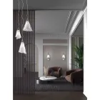 Handcrafted Venetian Blown Glass Suspension Lamp - Chrystal Viadurini