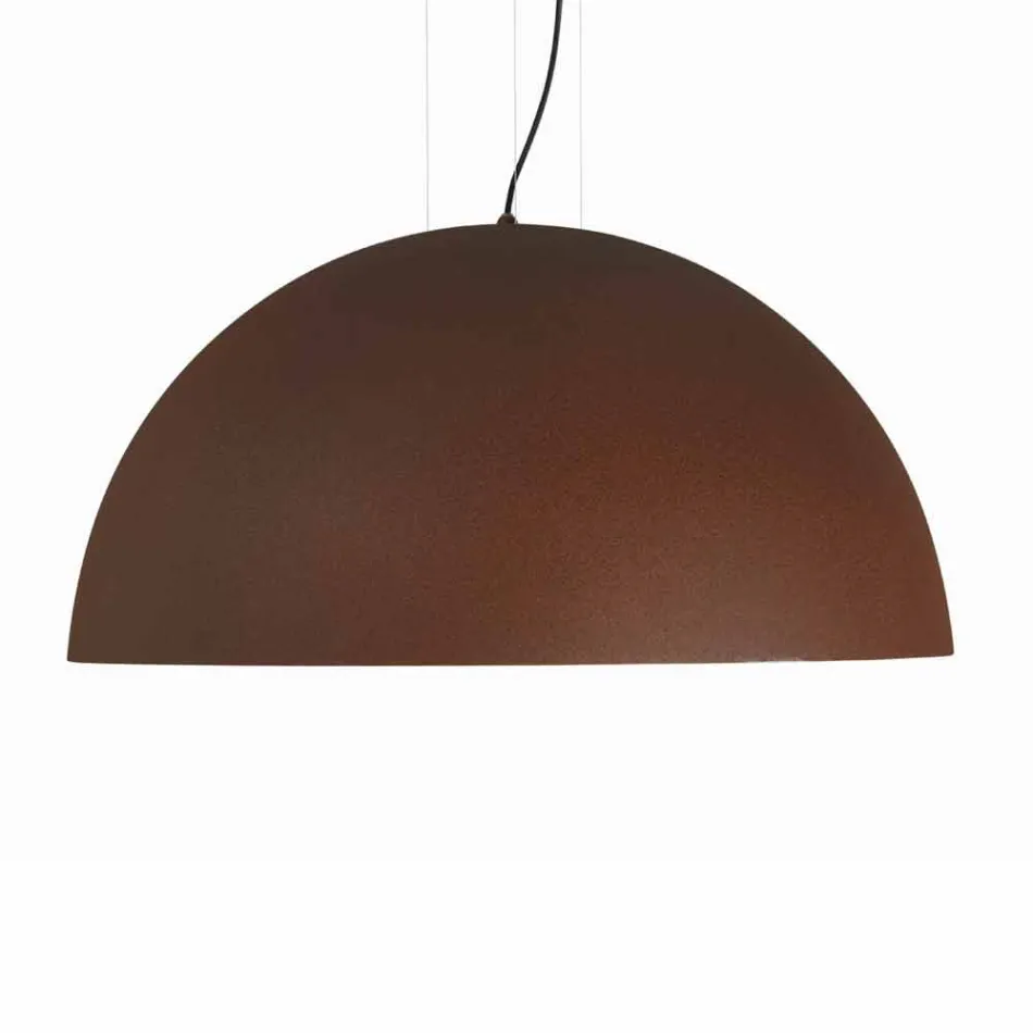 Two-colored pendant lamp in steel Ø40x H20x L.cavo100cm, Luce Viadurini