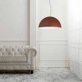 Pendant lamp bicolor steel 40x H20x L.cavo100cm, Luce