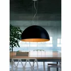 Two-colored pendant lamp in steel Ø40x H20x L.cavo100cm, Luce Viadurini
