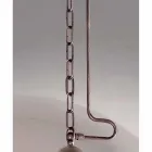 Pendant lamp Waterproofing brass and white glass Viadurini