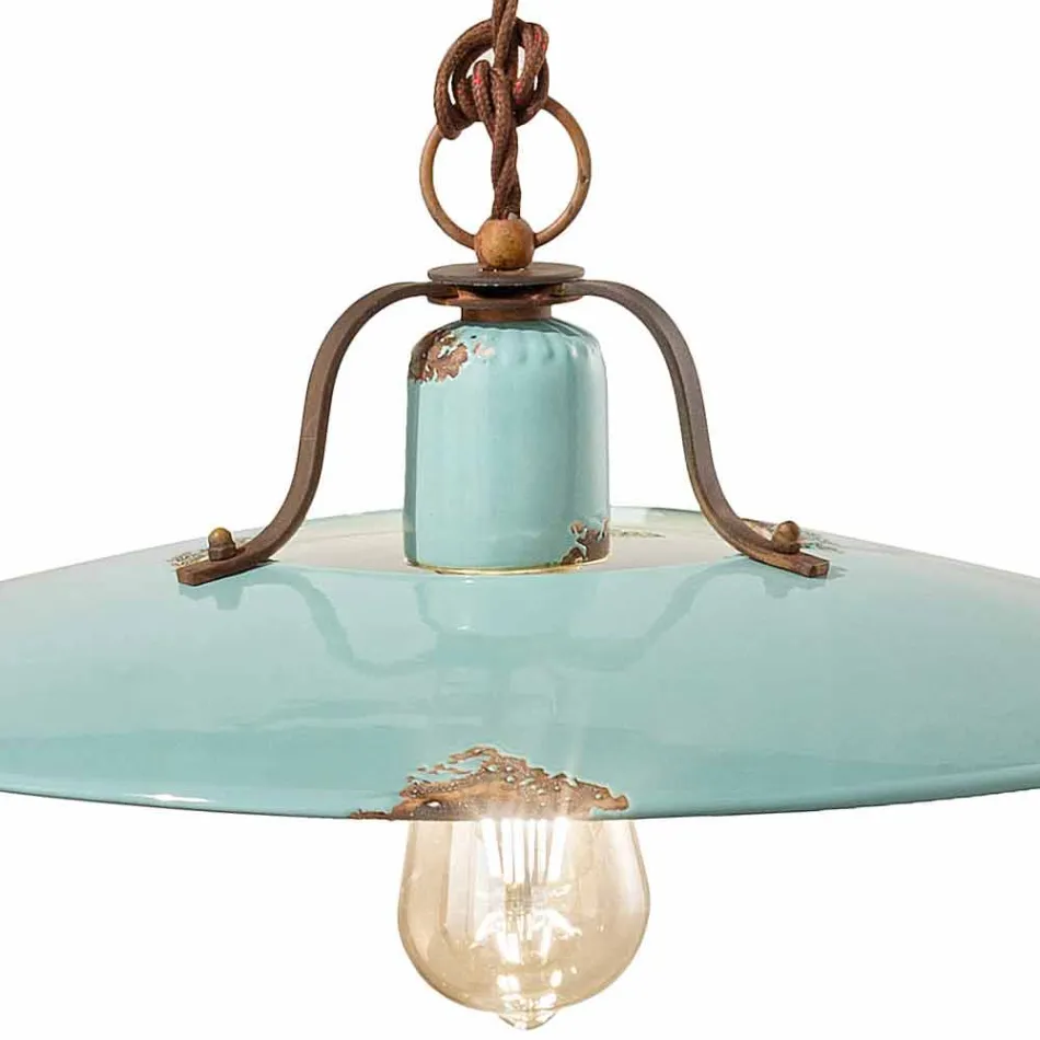 Suspension lamp with directional arm Sally country style Viadurini