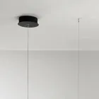 Suspension Lamp with Removable Insert in Granulated Glass - Catalpa Viadurini