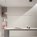 Pendant Lamp with LED Light and Length-Adjustable Cables - Orange Viadurini