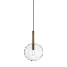 Suspension Lamp with Glass in Various Shapes Made in Italy - Sintonia Viadurini