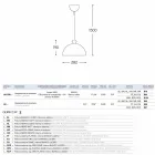 Design pendant lamp in ceramics The Lustri 8 Viadurini