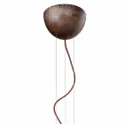 Hanging lamp rustic design Ø40 cm Galileo Il Fanale Viadurini