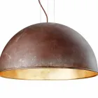Hanging lamp rustic design Ø40 cm Galileo Il Fanale Viadurini