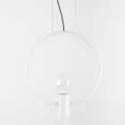 Design Suspension Lamp in Steel Made in Italy - Delizia Viadurini